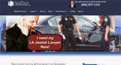 Desktop Screenshot of lajewishlawyer.com